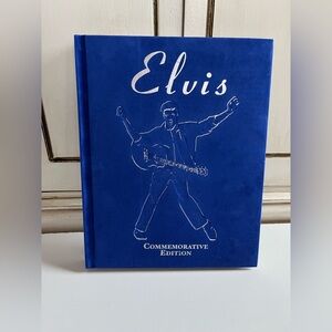 Vintage Elvis Presley Commemorative Edition Blue Suede Shoes Cover Book 2001